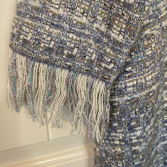 Dainty jewells dress. XL. Worn one time. Blue/silver/gray - Picture 7 of 9